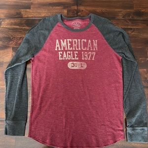 American Eagle Outfitters Men’s Crew Neck Long Sleeve Tee.